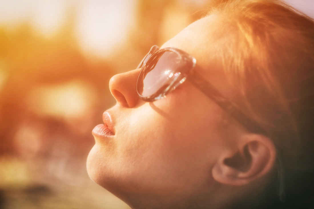 Sun exposure worsening hyperpigmentation and dark spots on facial skin